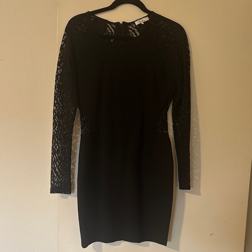 Elegant Black Lace Dress